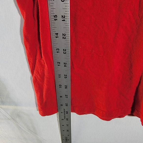 Adidas Men's Red 100% Cotton Wisconsin Badgers NCAA  T-Shirt Crew Neck Mens Larg - Picture 5 of 6